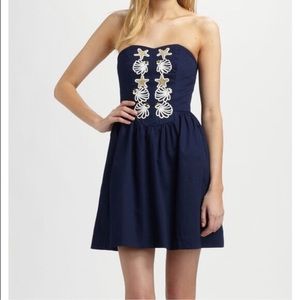 Lilly Pulitzer Mayfield Dress Strapless size 14